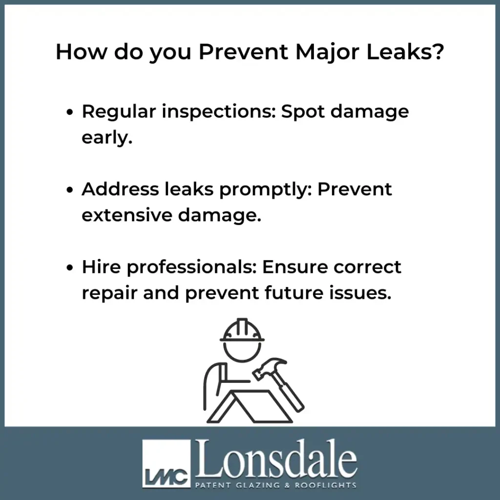 How to prevent major leaks